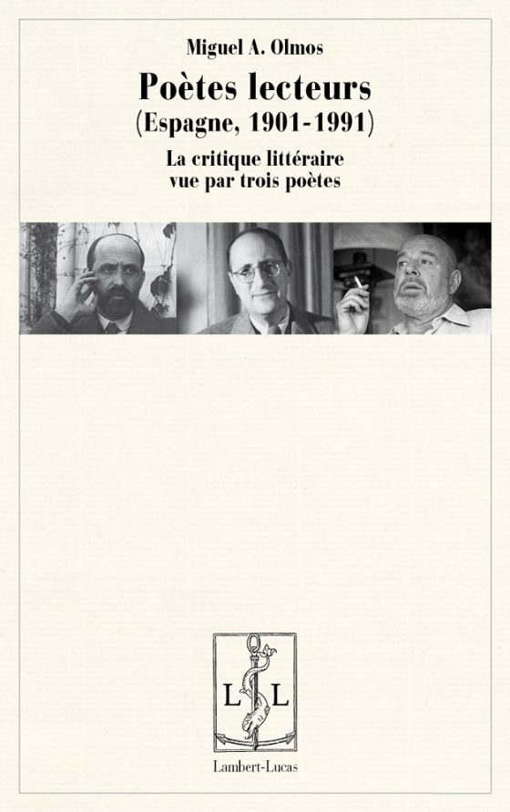 Couverture : Poètes lecteurs (Espagne, 1901-1991)