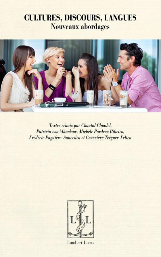 Couverture : Cultures, discours, langues. Nouveaux abordages