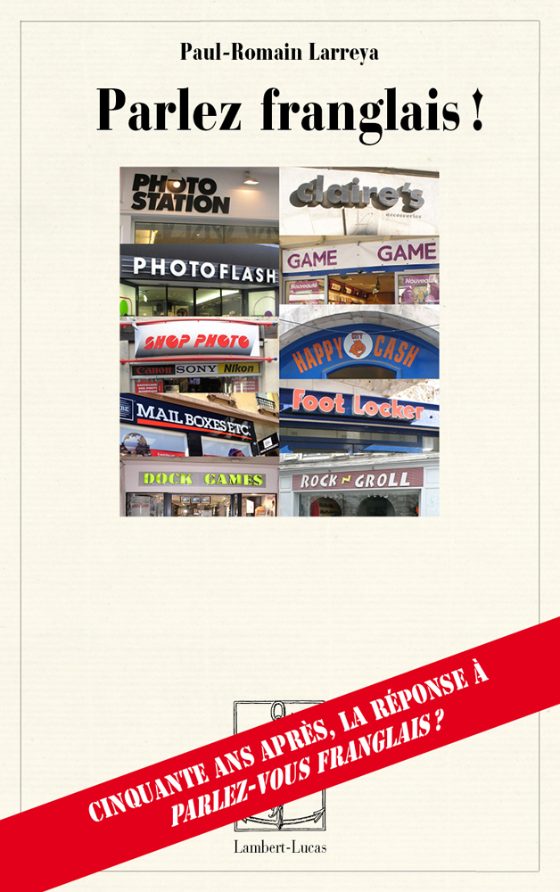 Couverture : Parlez franglais !