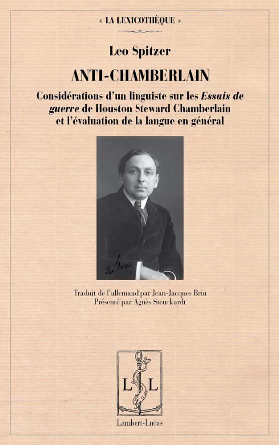 Couverture : Anti-Chamberlain
