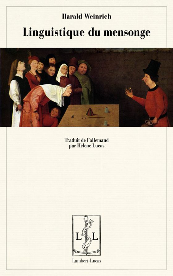 Couverture : Linguistique du mensonge