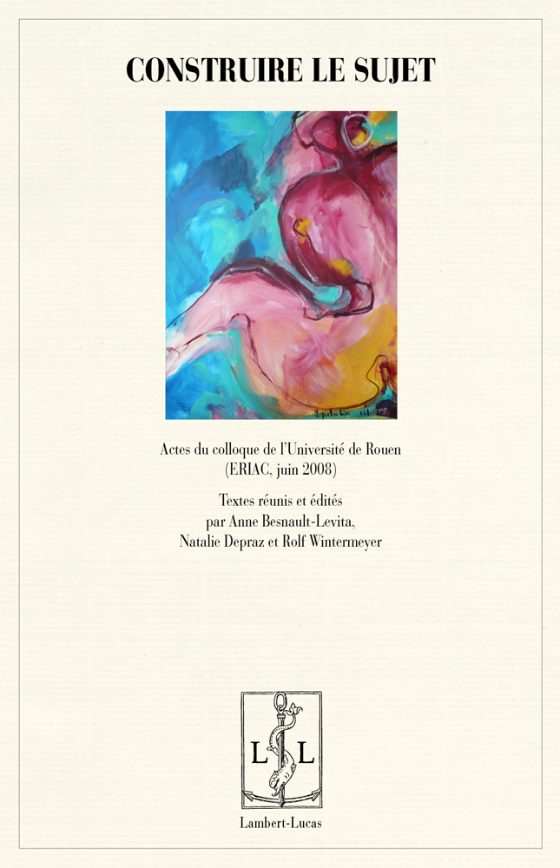 Couverture : Construire le sujet