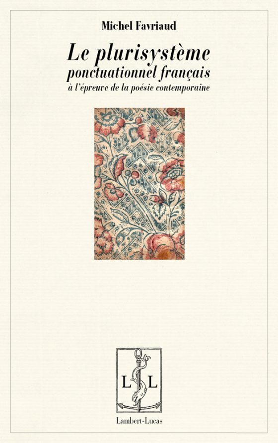 Couverture : Le Plurisystème ponctuationnel français