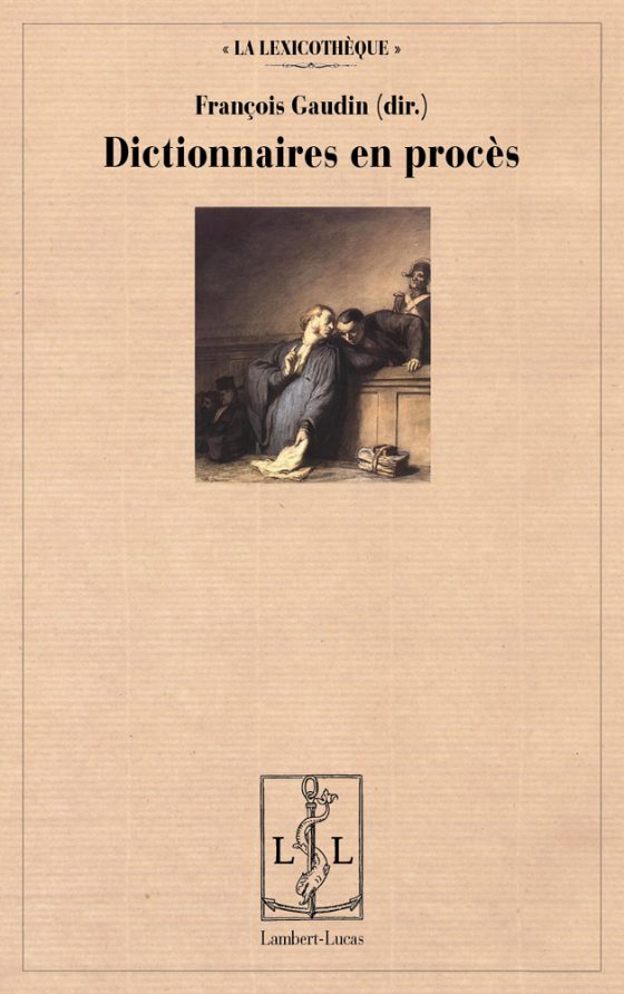 Couverture : Dictionnaires en procès
