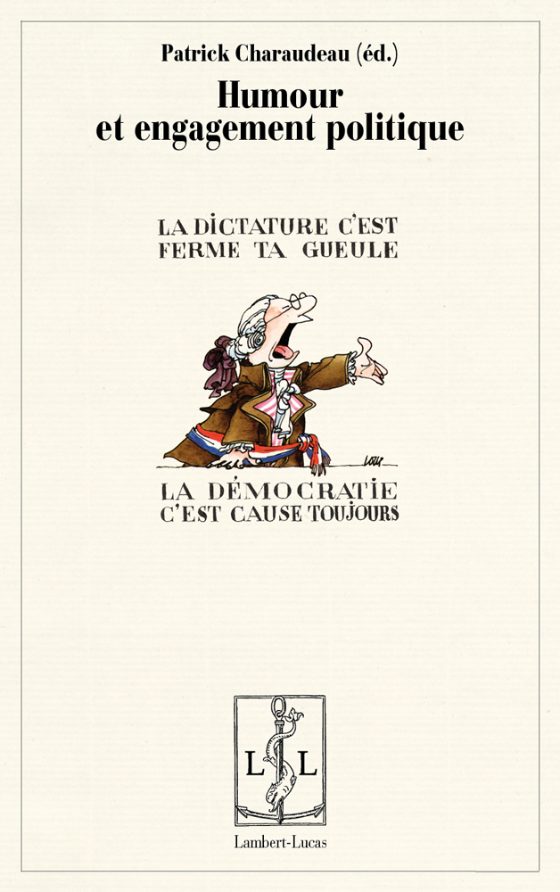 Couverture : Humour et engagement politique