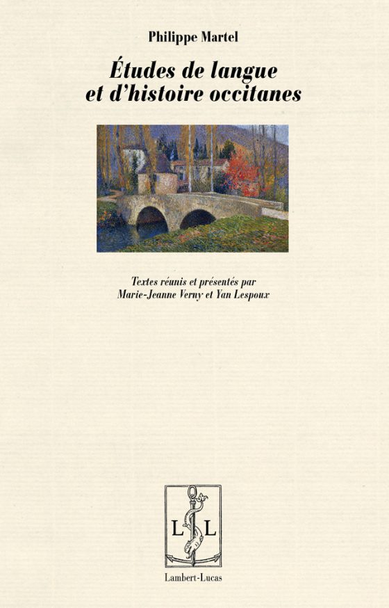 Couverture : Études de langue et d’histoire occitanes
