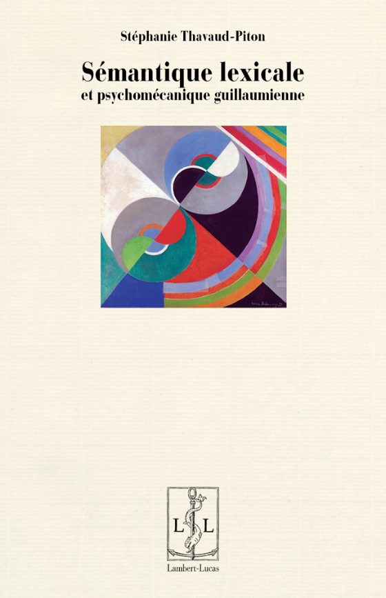 Couverture : Sémantique lexicale et psychomécanique guillaumienne