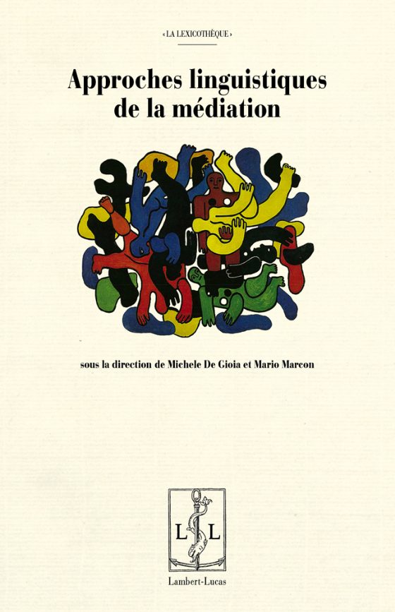 Couverture : Approches linguistiques de la médiation