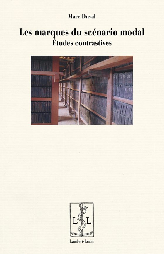 Couverture : Les Marques du scénario modal – Études contrastives