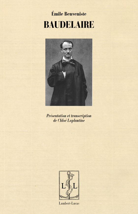 Couverture : Baudelaire