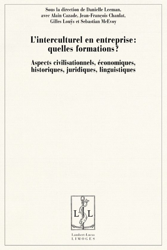 Couverture : L’Interculturel en entreprise : quelles formations ?