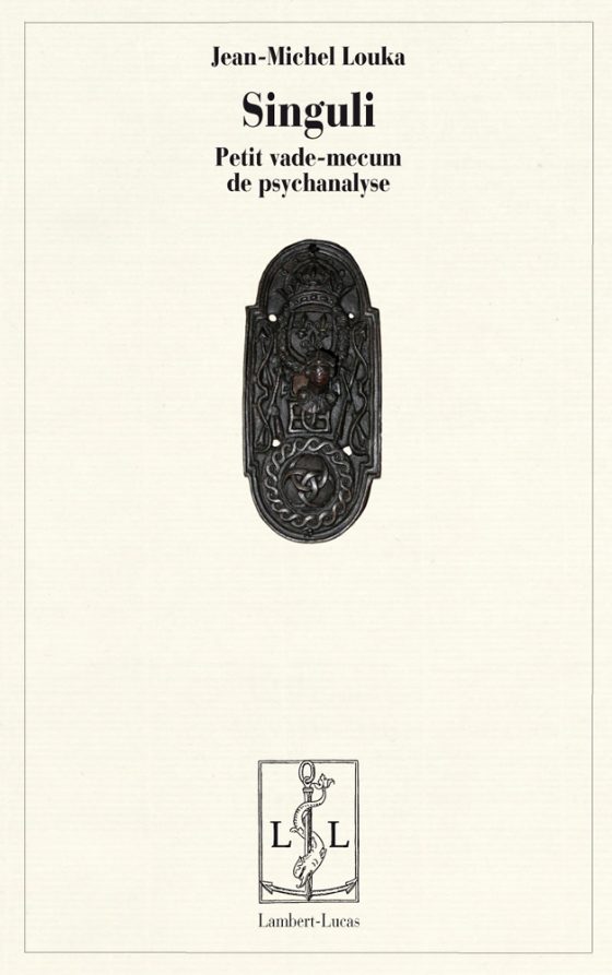 Couverture : Singuli. Petit vade-mecum de psychanalyse