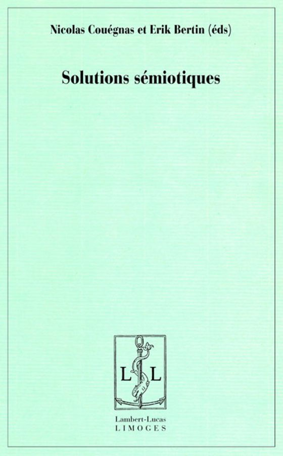 Couverture : Solutions sémiotiques