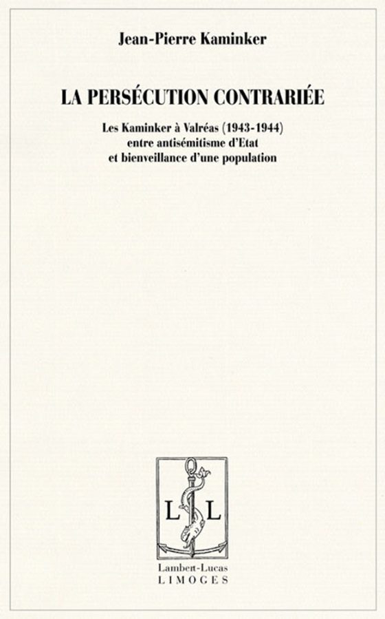 Couverture : La persécution contrariée