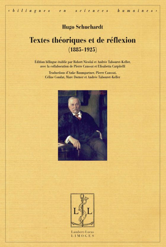 Couverture : Textes théoriques et de réflexion (1885 – 1925) (Œuvres choisies, tome I)