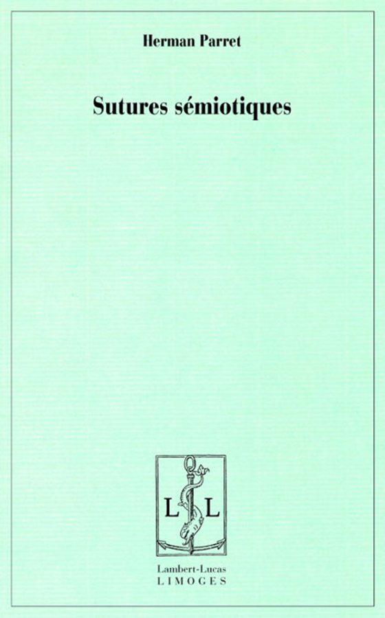 Couverture : Sutures sémiotiques