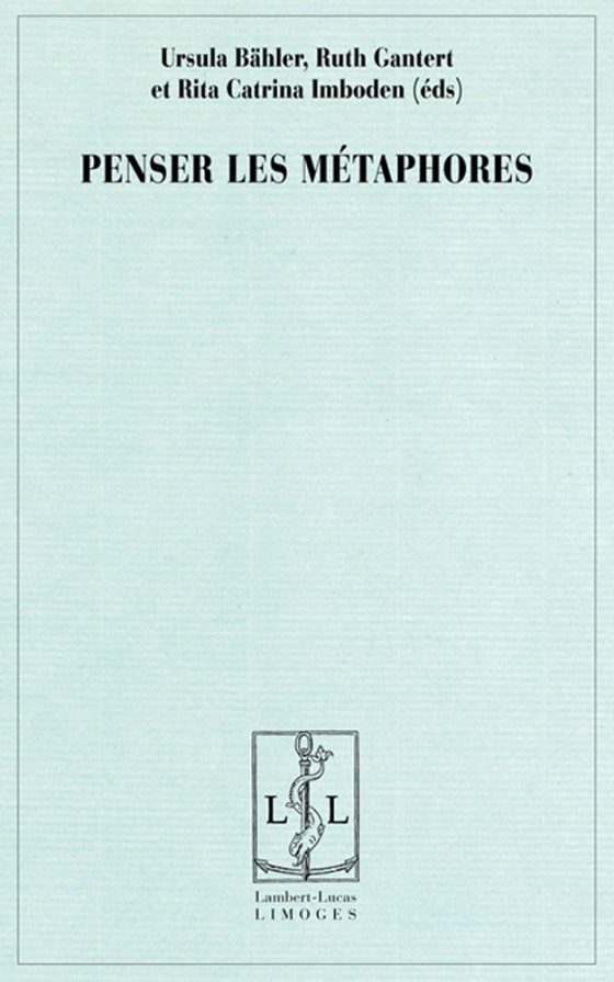 Couverture : Penser les métaphores
