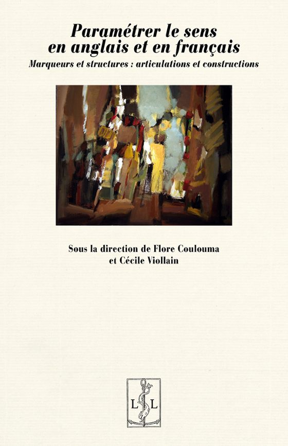 Couverture : Paramétrer le sens en anglais et en français