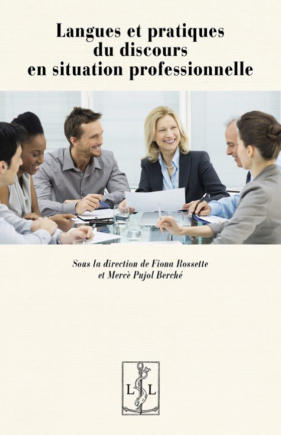 Couverture : Langues et pratiques du discours en situation professionnelle