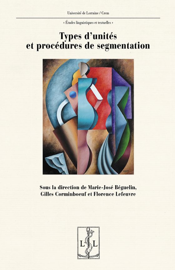 Couverture : Types d’unités et procédures de segmentation