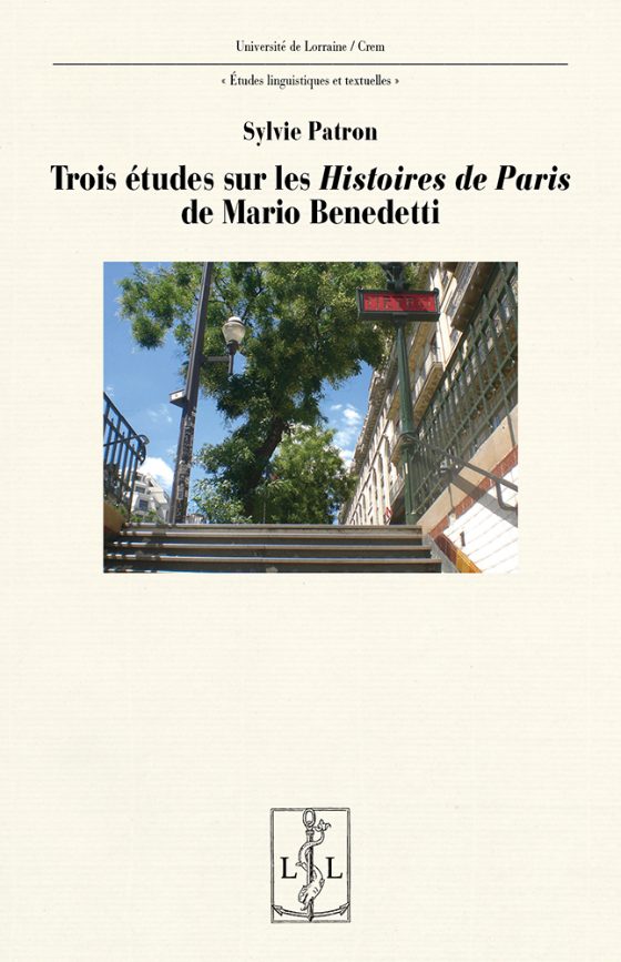 Couverture : Trois études sur les “Histoires de Paris” de Mario Benedetti