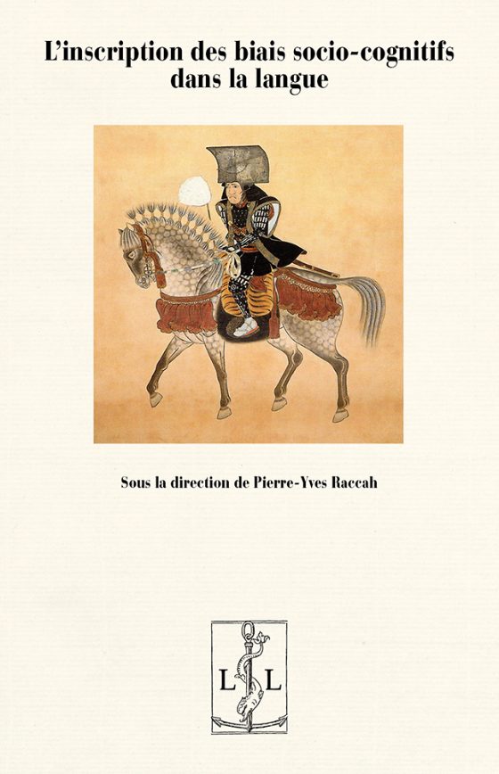 Couverture : L’Inscription des biais socio-cognitifs dans la langue