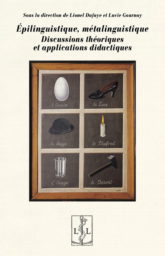 Couverture : Épilinguistique, métalinguistique