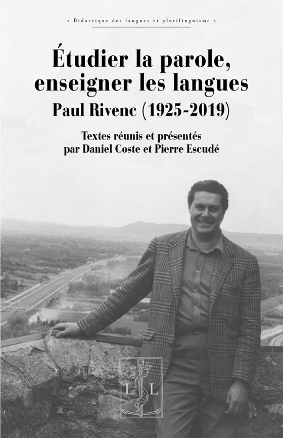 Couverture : Étudier la parole, enseigner les langues