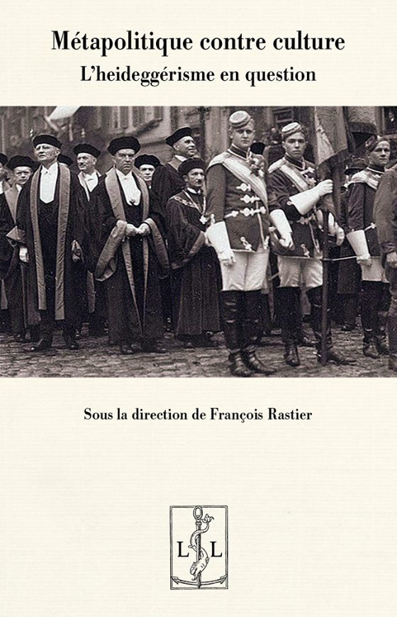 Couverture : Métapolitique contre culture