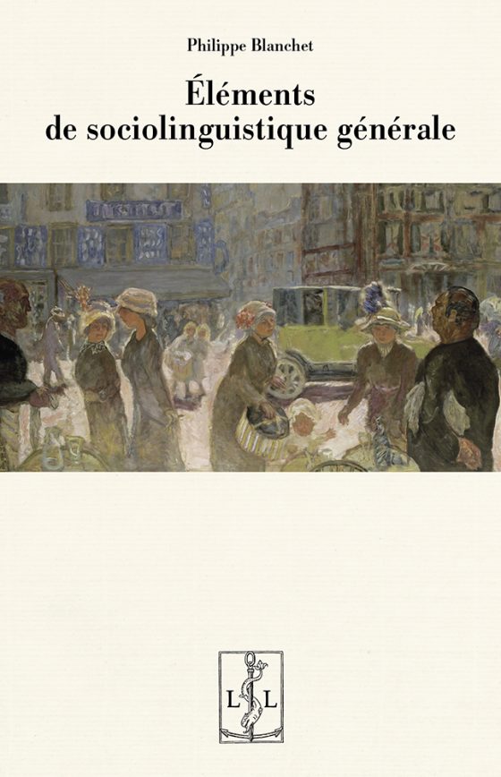 Couverture : Éléments de sociolinguistique générale