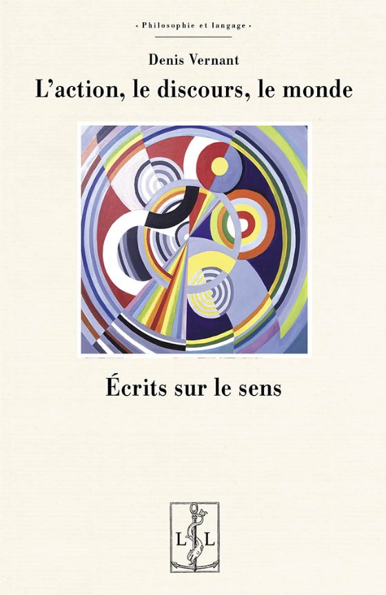 Couverture : L’action, le discours, le monde