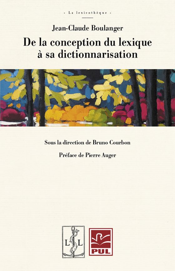 Couverture : De la conception du lexique à sa dictionnarisation